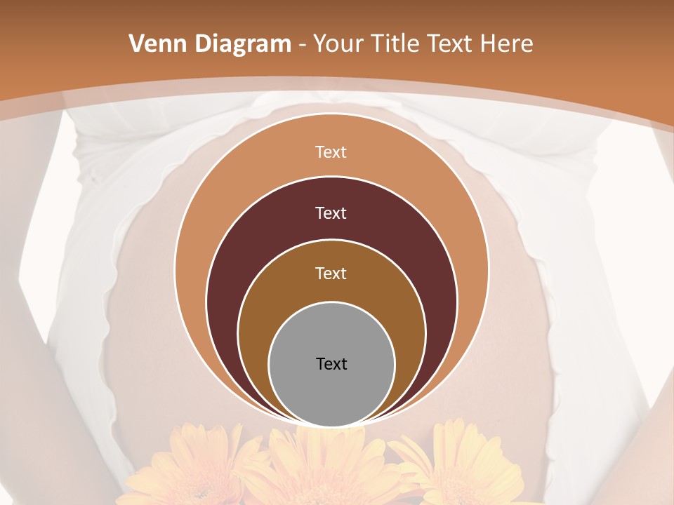 Maternity Shirt Body PowerPoint Template