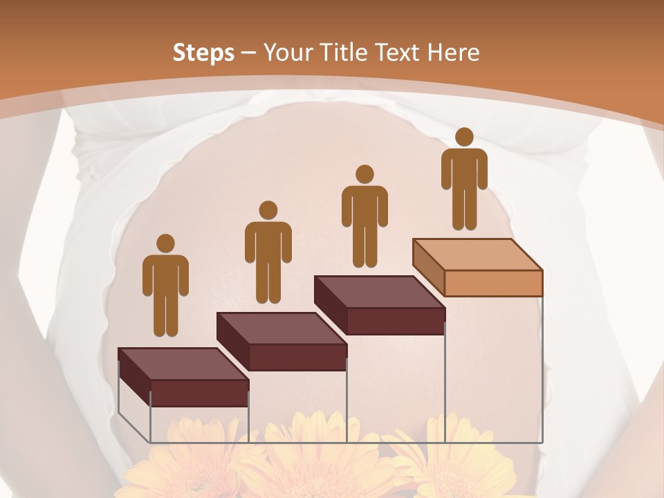 Maternity Shirt Body PowerPoint Template