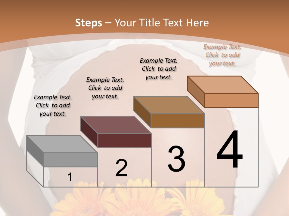 Maternity Shirt Body PowerPoint Template