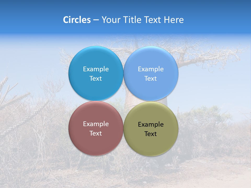 Field Unique Tree PowerPoint Template