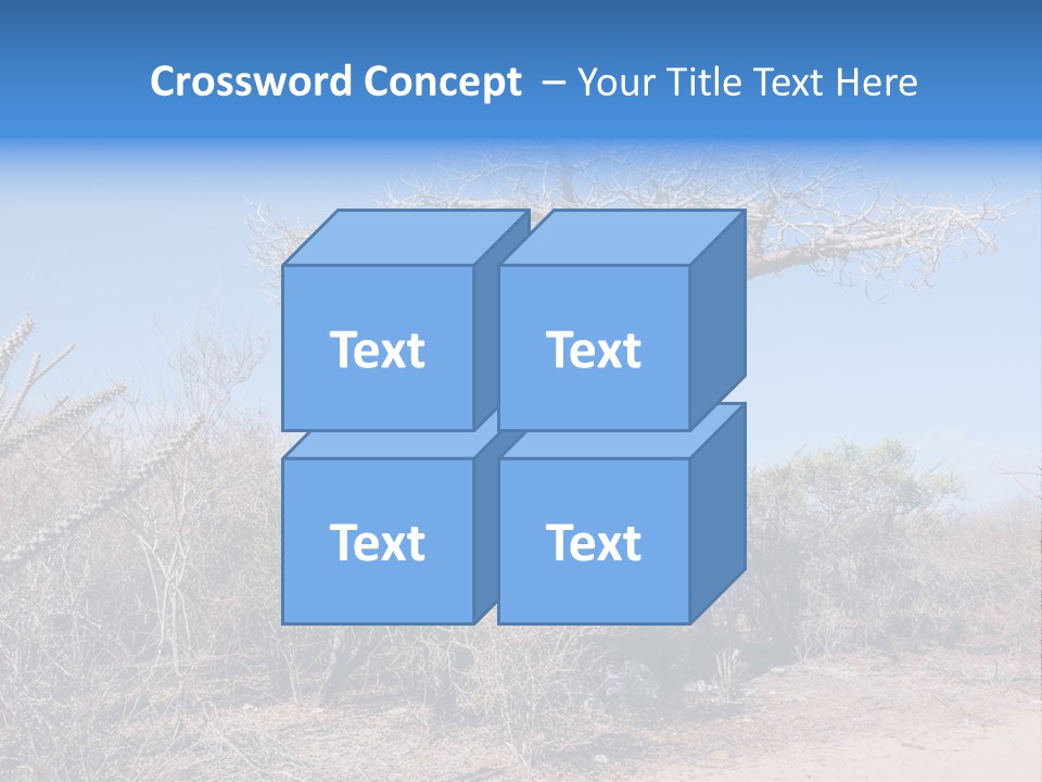 Field Unique Tree PowerPoint Template
