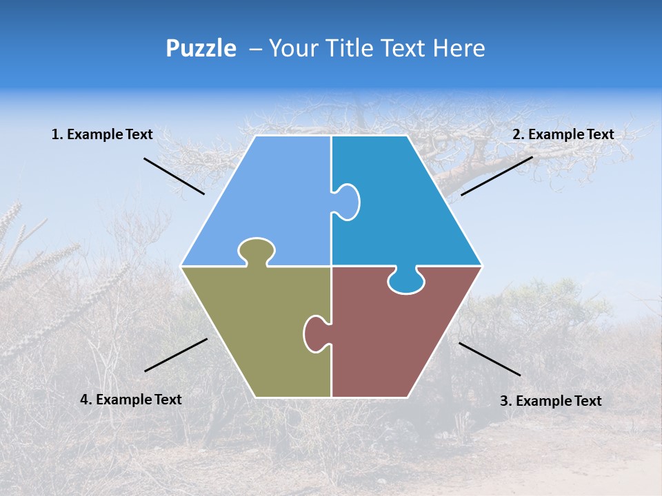 Field Unique Tree PowerPoint Template