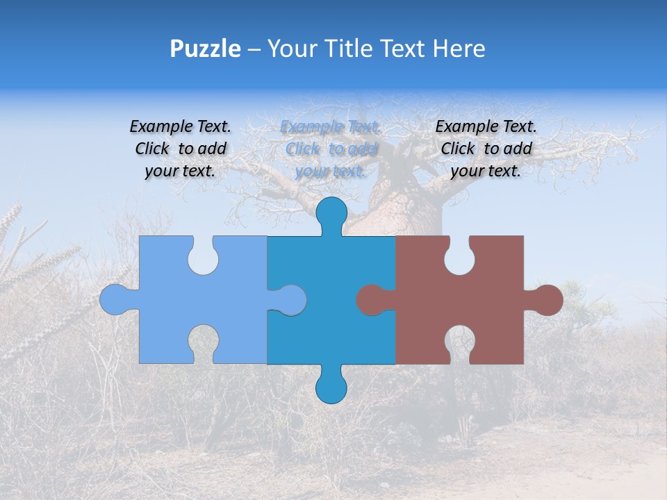 Field Unique Tree PowerPoint Template