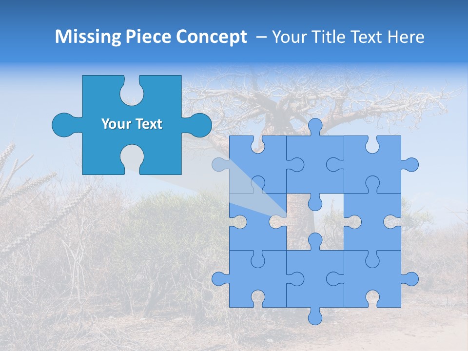 Field Unique Tree PowerPoint Template