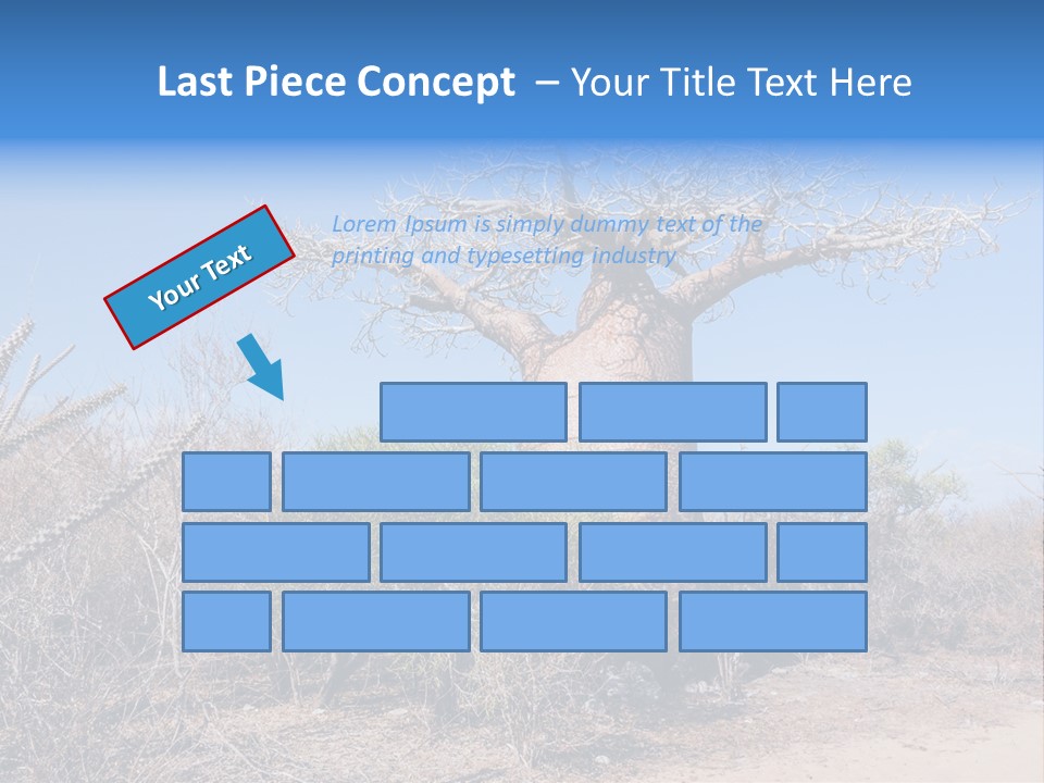 Field Unique Tree PowerPoint Template