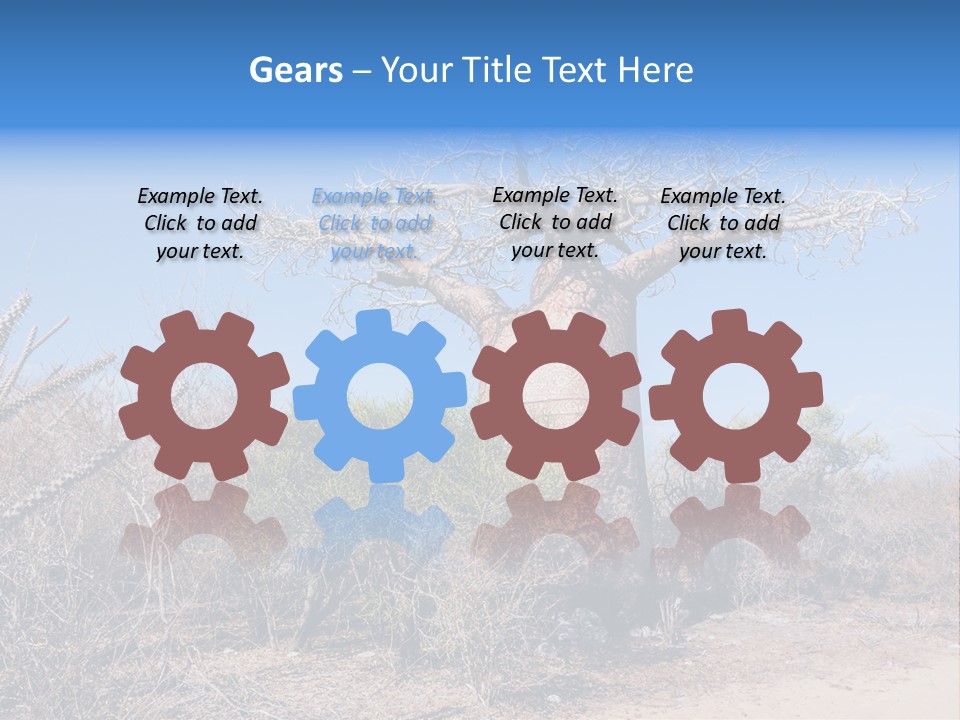 Field Unique Tree PowerPoint Template