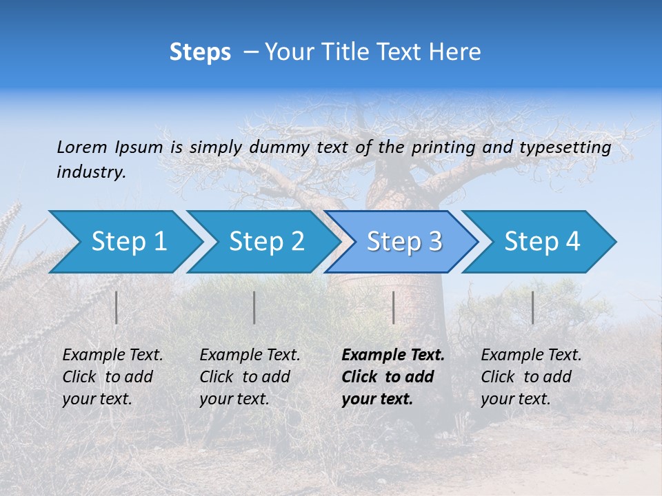 Field Unique Tree PowerPoint Template