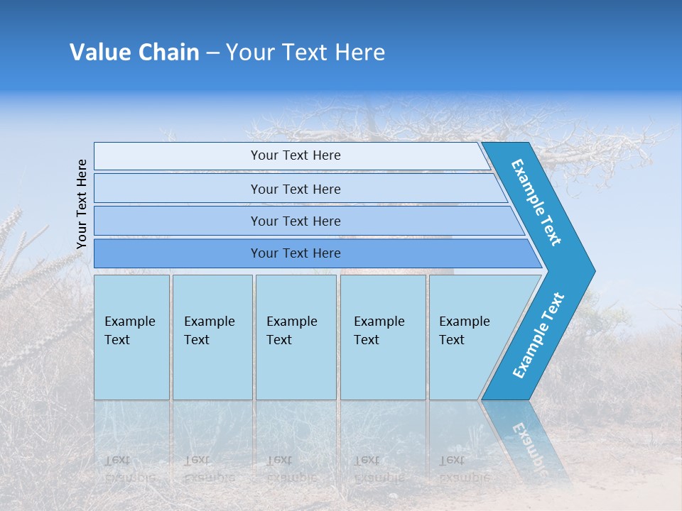 Field Unique Tree PowerPoint Template