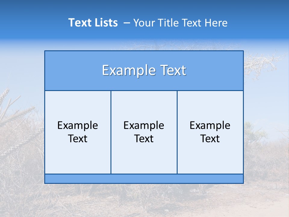 Field Unique Tree PowerPoint Template