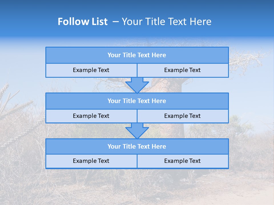 Field Unique Tree PowerPoint Template
