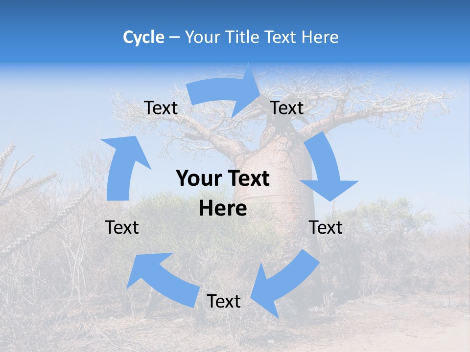 Field Unique Tree PowerPoint Template
