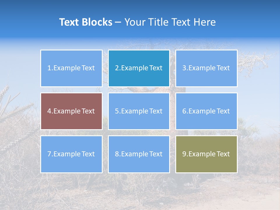 Field Unique Tree PowerPoint Template