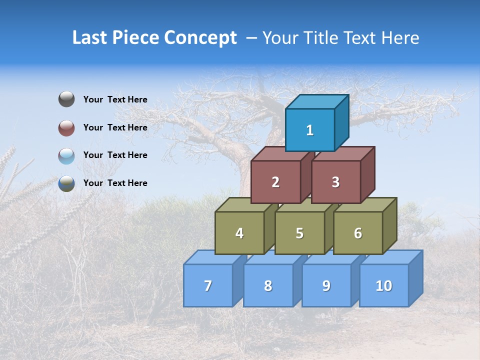 Field Unique Tree PowerPoint Template