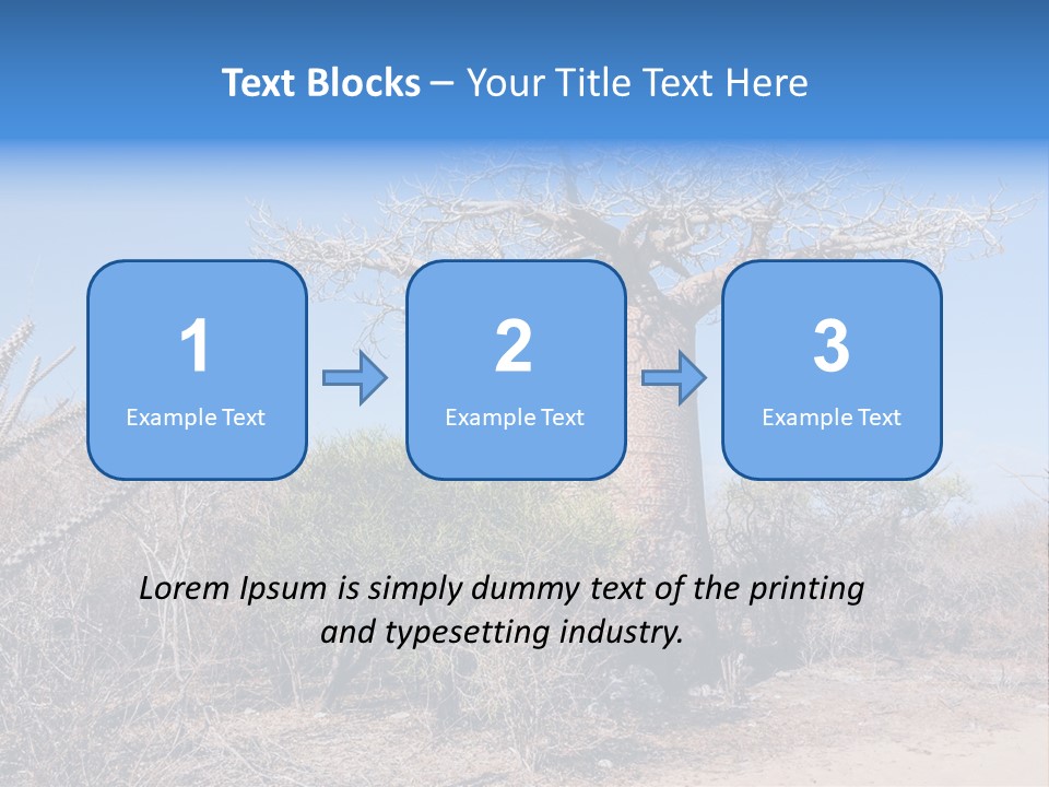 Field Unique Tree PowerPoint Template