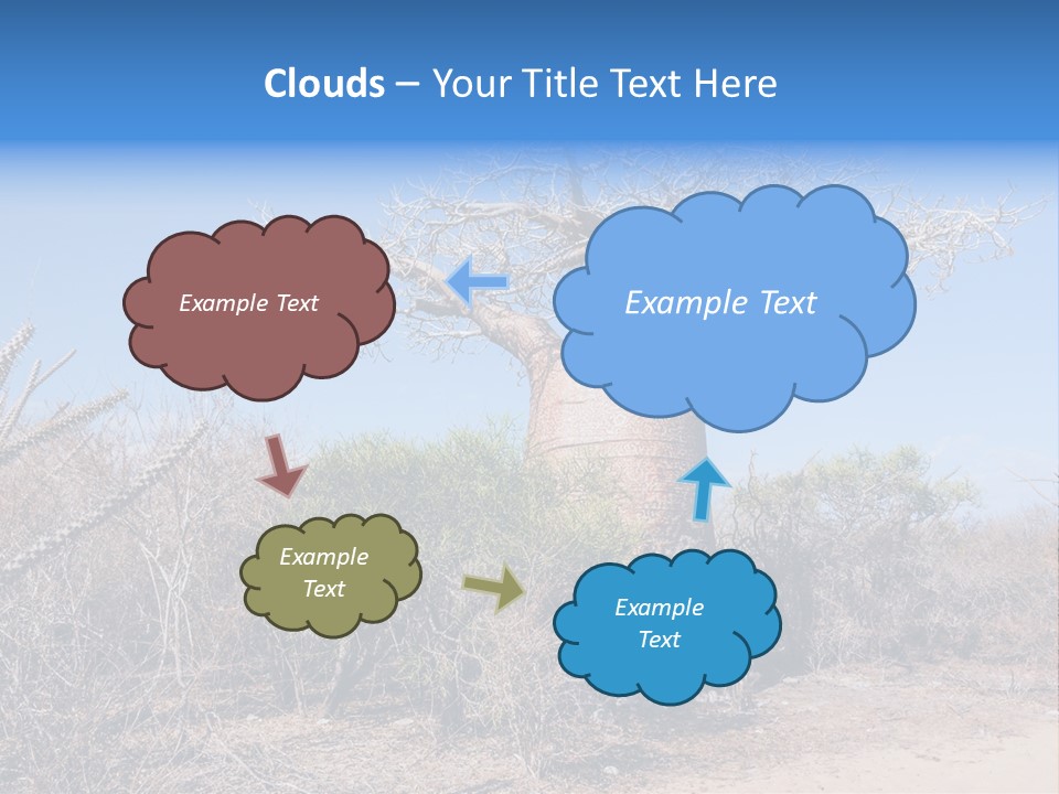 Field Unique Tree PowerPoint Template