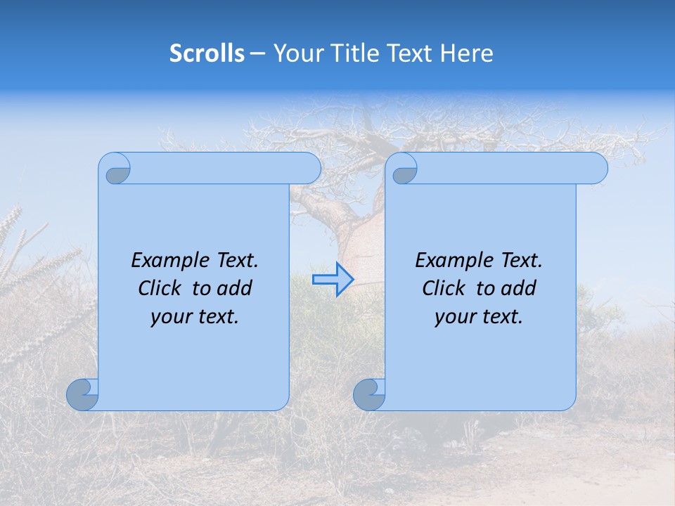 Field Unique Tree PowerPoint Template