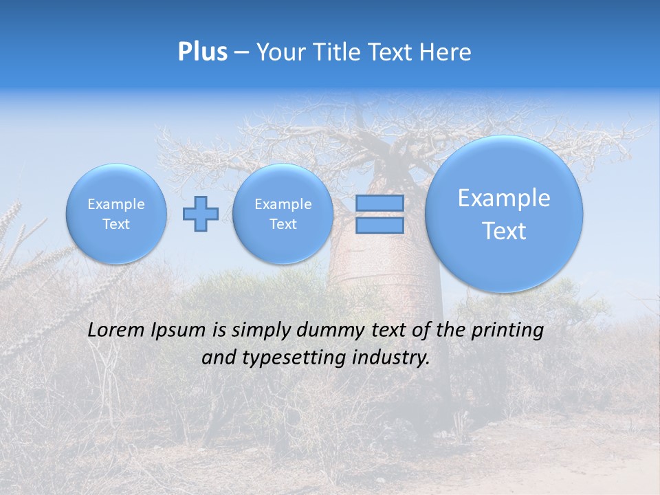 Field Unique Tree PowerPoint Template