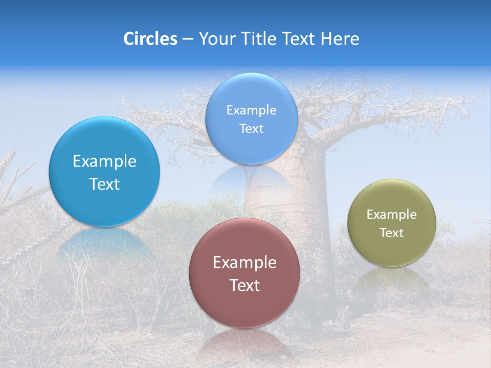 Field Unique Tree PowerPoint Template