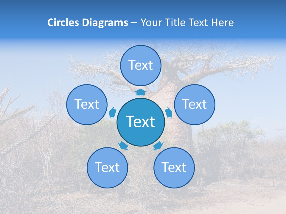 Field Unique Tree PowerPoint Template