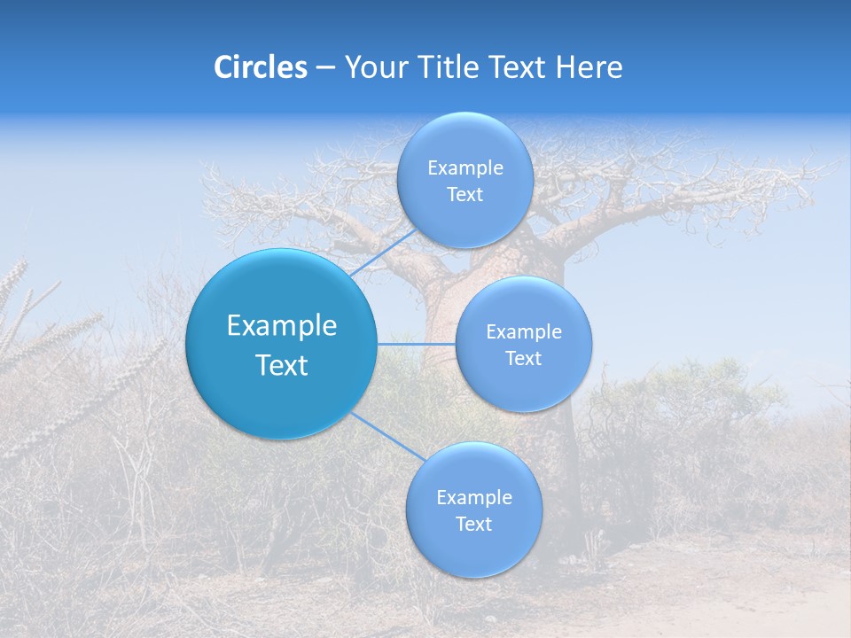 Field Unique Tree PowerPoint Template