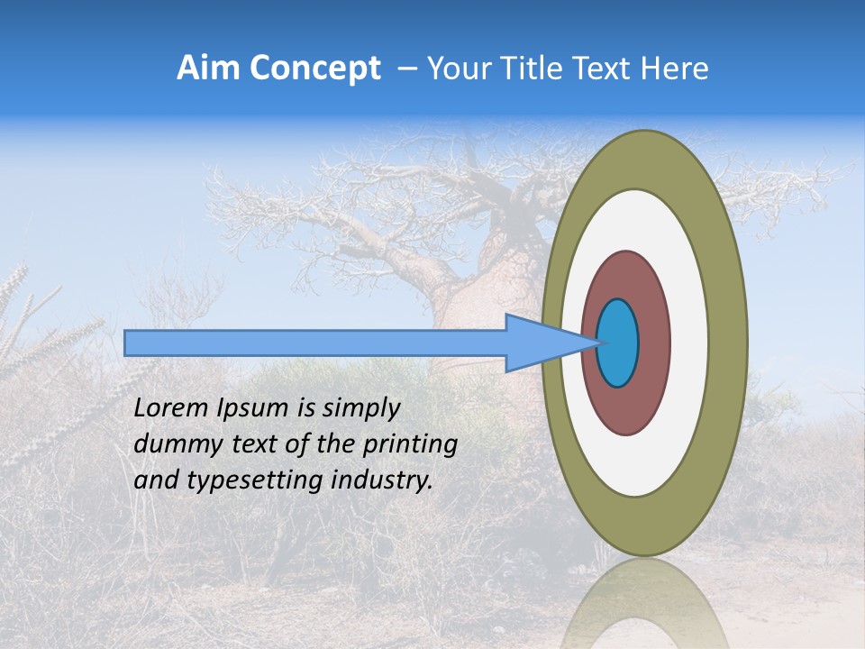 Field Unique Tree PowerPoint Template