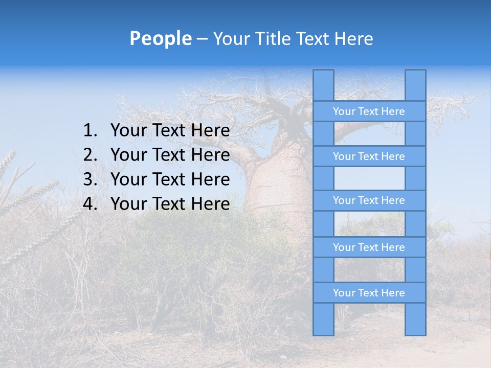 Field Unique Tree PowerPoint Template