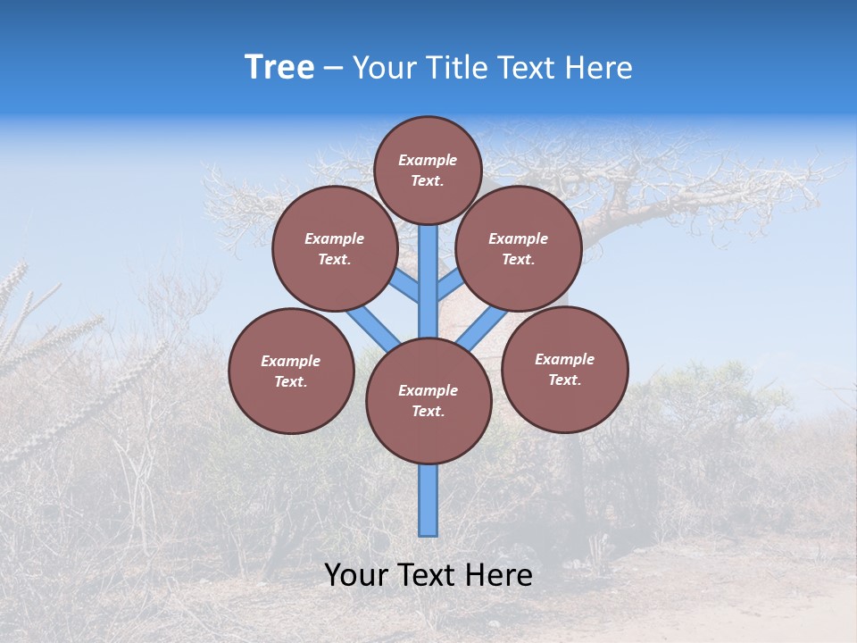 Field Unique Tree PowerPoint Template
