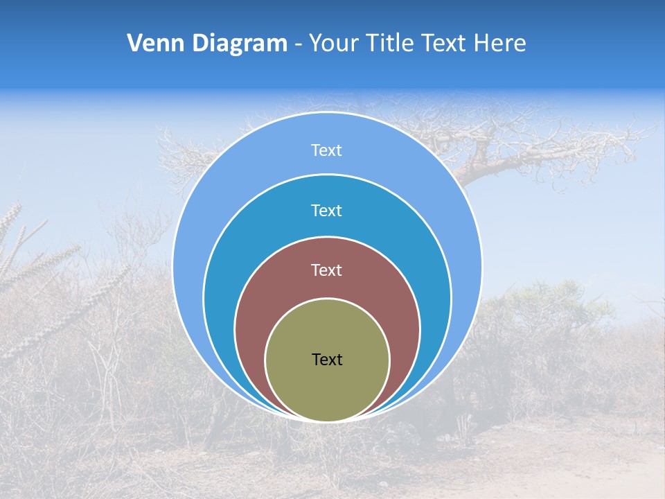 Field Unique Tree PowerPoint Template