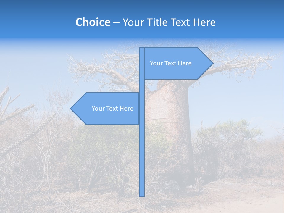 Field Unique Tree PowerPoint Template