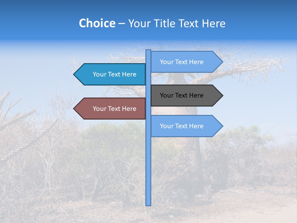 Field Unique Tree PowerPoint Template