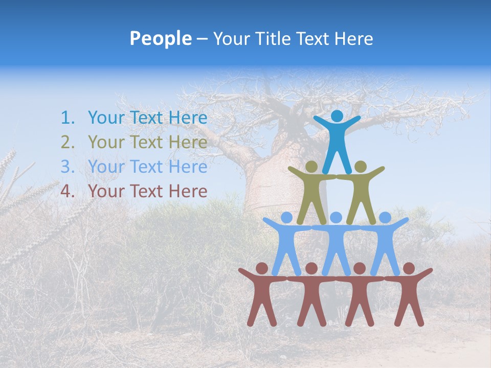 Field Unique Tree PowerPoint Template