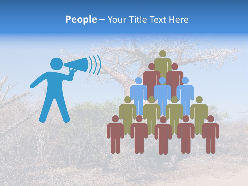 Field Unique Tree PowerPoint Template