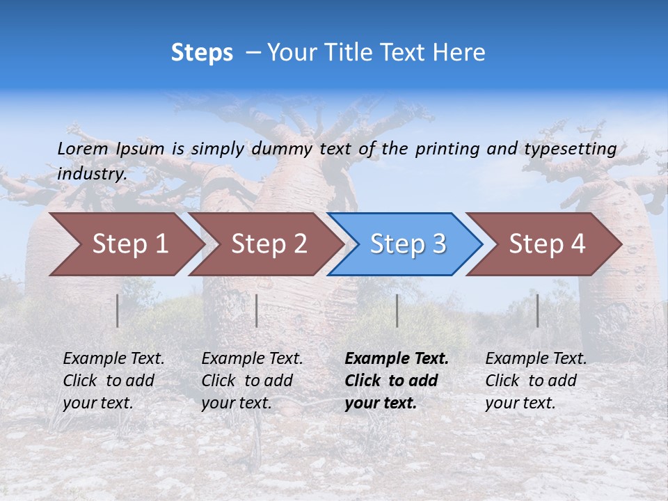 Vegetation Nature Naked PowerPoint Template