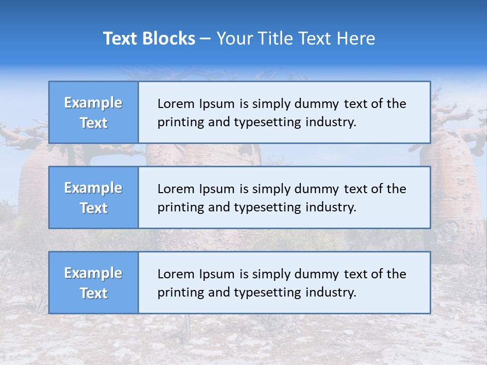 Vegetation Nature Naked PowerPoint Template
