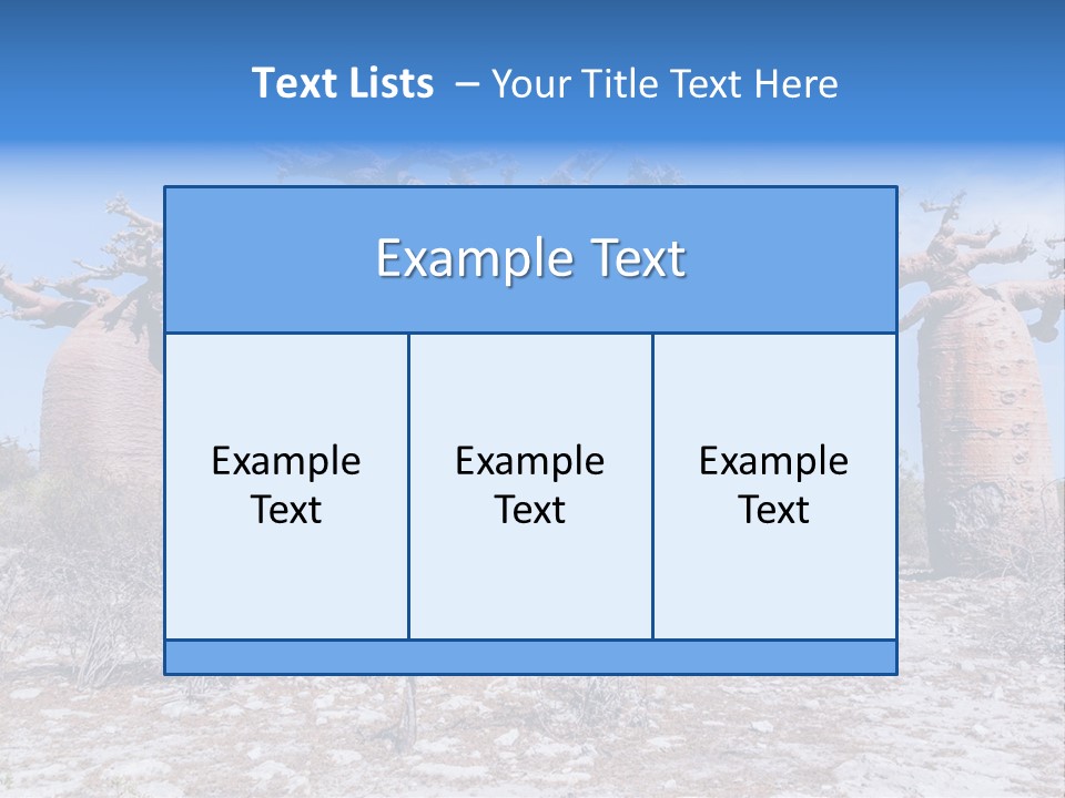 Vegetation Nature Naked PowerPoint Template