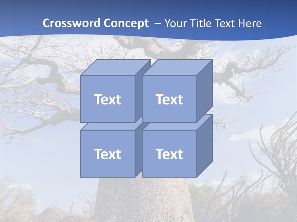 Branch Adansonia High PowerPoint Template