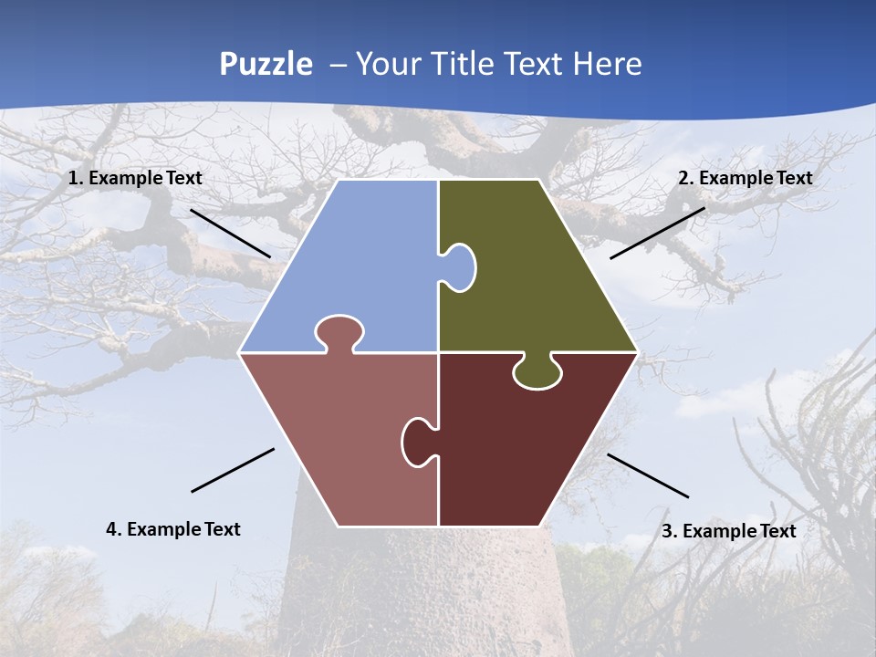 Branch Adansonia High PowerPoint Template