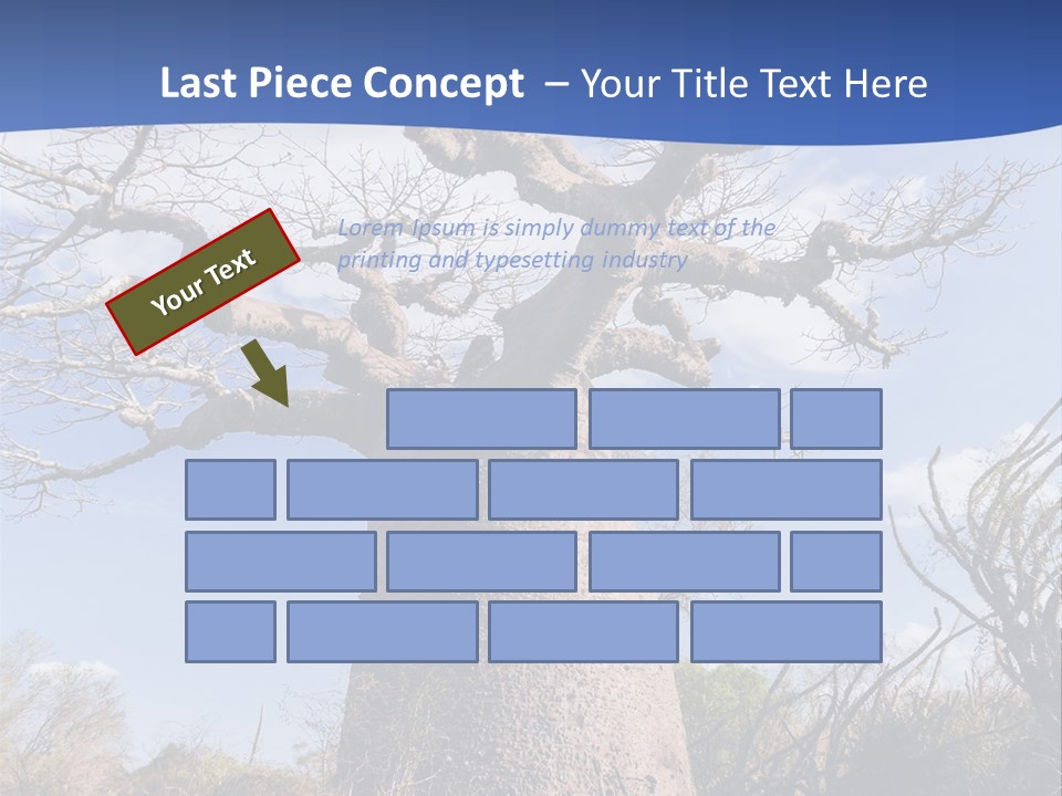 Branch Adansonia High PowerPoint Template