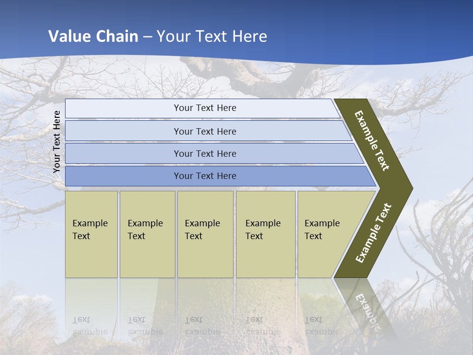 Branch Adansonia High PowerPoint Template