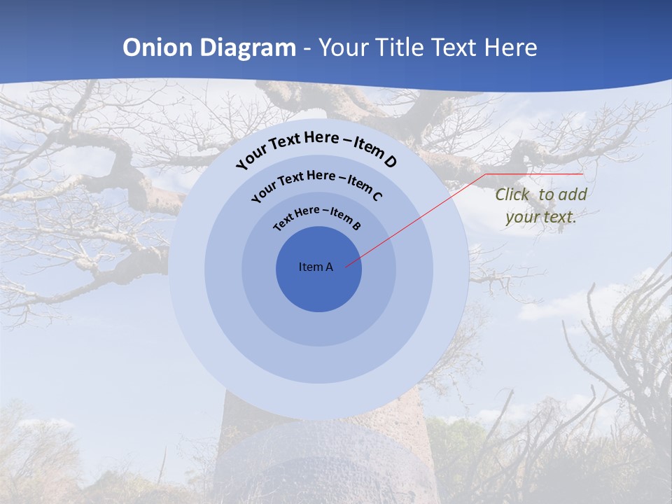 Branch Adansonia High PowerPoint Template