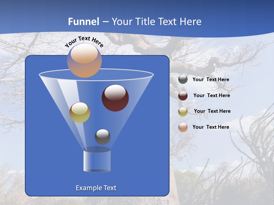 Branch Adansonia High PowerPoint Template