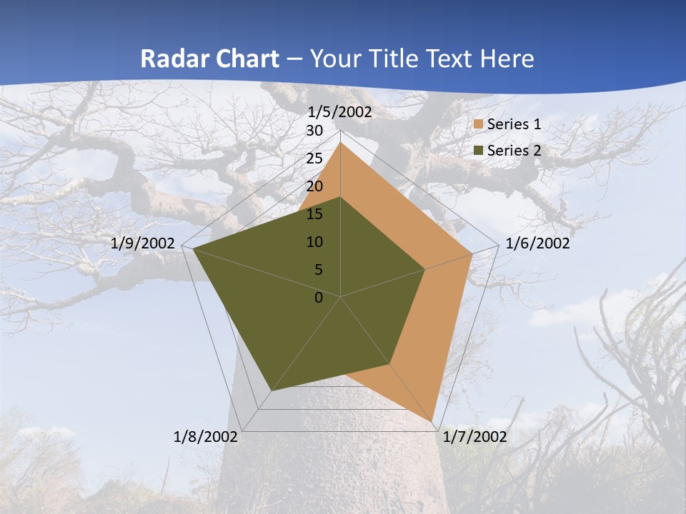 Branch Adansonia High PowerPoint Template
