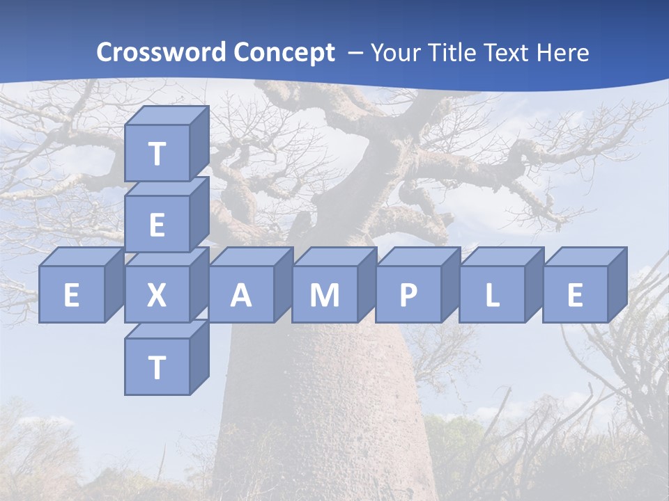 Branch Adansonia High PowerPoint Template