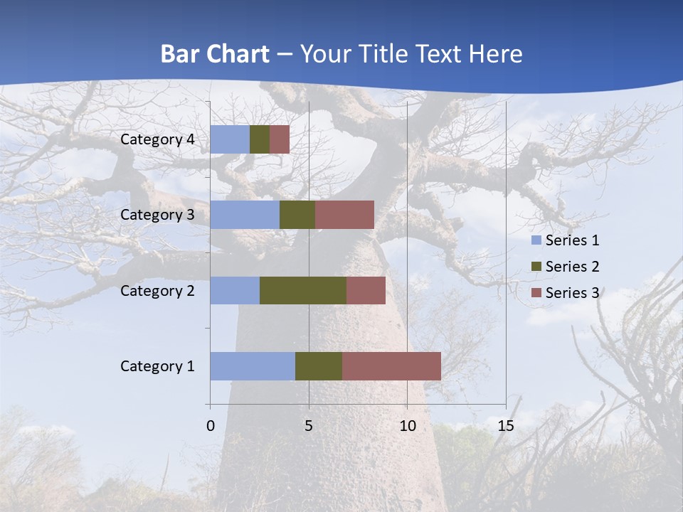 Branch Adansonia High PowerPoint Template