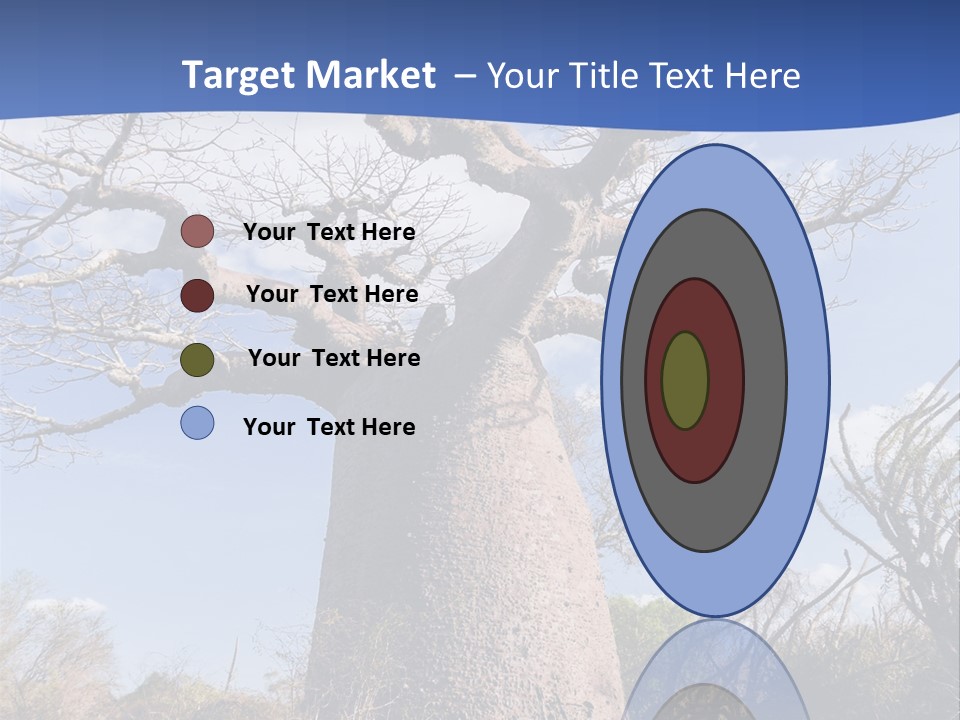 Branch Adansonia High PowerPoint Template