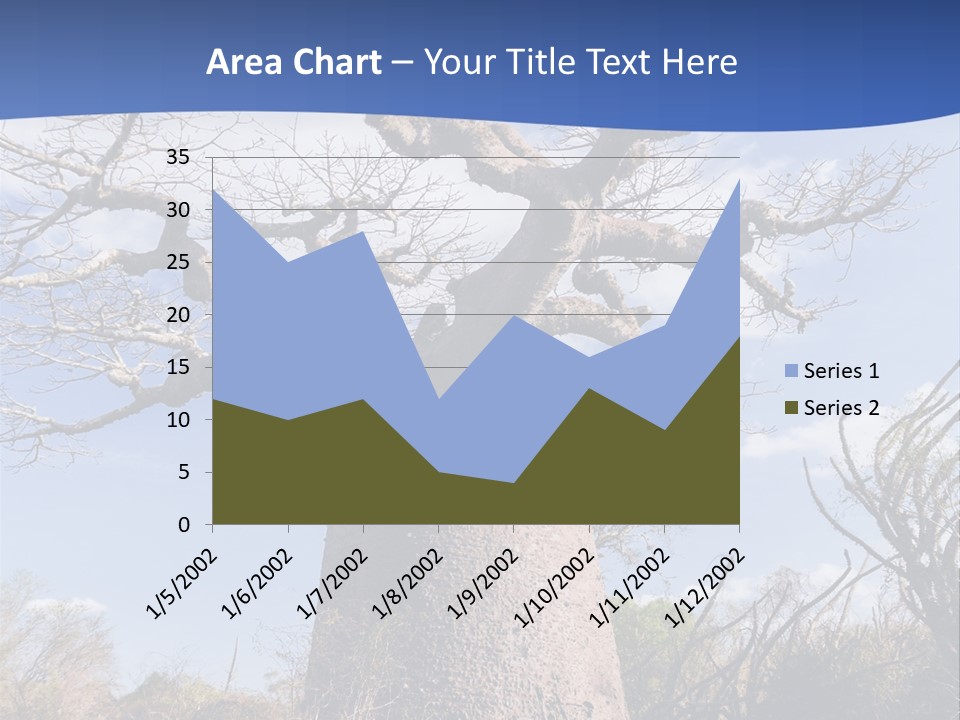 Branch Adansonia High PowerPoint Template