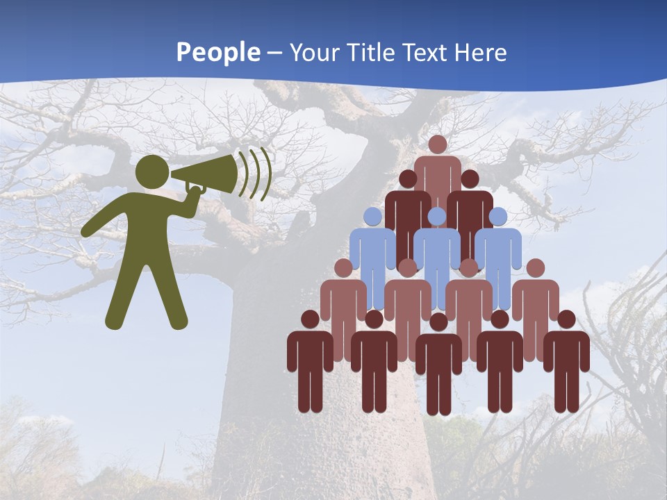 Branch Adansonia High PowerPoint Template