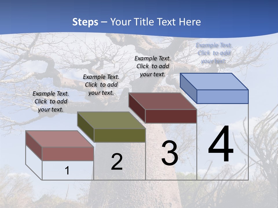 Branch Adansonia High PowerPoint Template