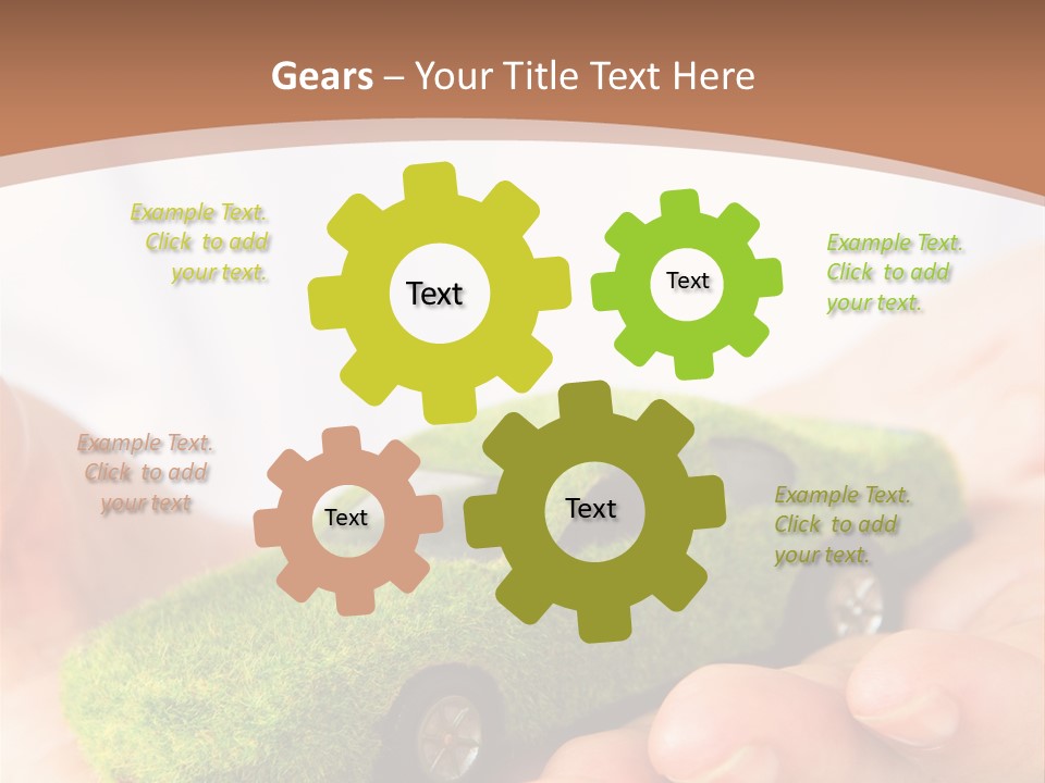 Car Background Eco PowerPoint Template