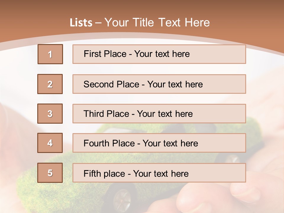 Car Background Eco PowerPoint Template